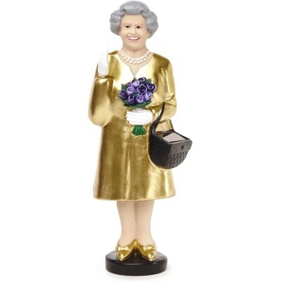 Kikkerland Kikkerland Solar Queen Złota Edycja - Kompaktowa Figurka Słoneczna Kikkerland Kikkerland Solar Queen Złota Edycja - Kompaktowa Figurka Słoneczna