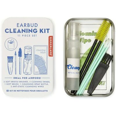 Kikkerland Earbud Cleaning Kit - White - In-ear Accessory Kikkerland Earbud Cleaning Kit - White - In-ear Accessory
