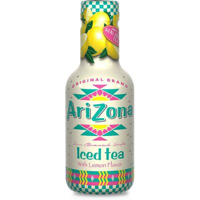 Arizona Thé Glacé Citron 500ml - Thé Glacé - Publicité Arizona Thé Glacé Citron 500ml - Thé Glacé - Publicité