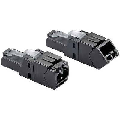 Panduit FP6X88MTG-X Changeur de genre de câble - RJ-45 vers TX6A - Noir - Publicité Panduit FP6X88MTG-X Changeur de genre de câble - RJ-45 vers TX6A - Noir - Publicité