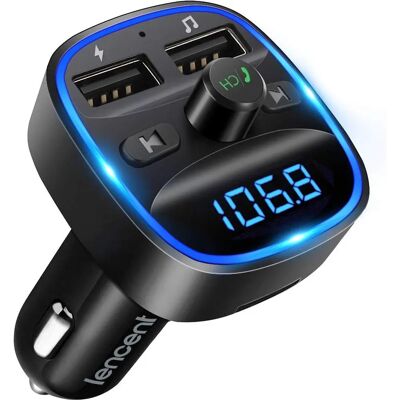 Marca Desconhecida Modelo - Reprodutor MP3 Bluetooth USB com Transmissor FM para Carros Marca Desconhecida Modelo - Reprodutor MP3 Bluetooth USB com Transmissor FM para Carros