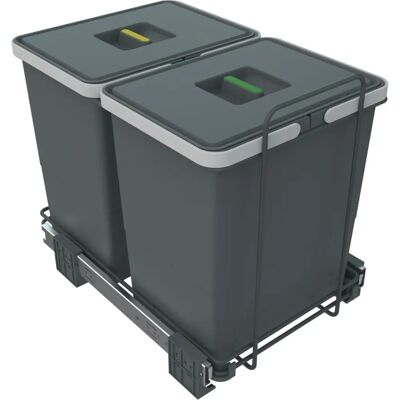 ELLETIPI PF01 34B2 Poubelle Grise - Waste Bin ELLETIPI PF01 34B2 Poubelle Grise - Waste Bin