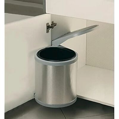 Elletipi PPI607/1 Poubelle Automatique Murale - 10L - Gris Elletipi PPI607/1 Poubelle Automatique Murale - 10L - Gris