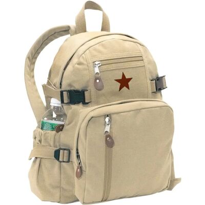 Rothco - Vintage Star Back Pack - Khaki - Červená hvězda - Batoh Rothco - Vintage Star Back Pack - Khaki - Červená hvězda - Batoh