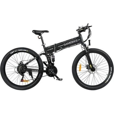 Samebike - Lo26-Ii - Noir - Pliable - Vélo électrique - Publicité Samebike - Lo26-Ii - Noir - Pliable - Vélo électrique - Publicité