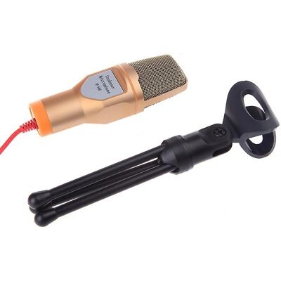 Northix Studio Mikrofon - Gold Edition - 3,5mm - Professionell Northix Studio Mikrofon - Gold Edition - 3,5mm - Professionell