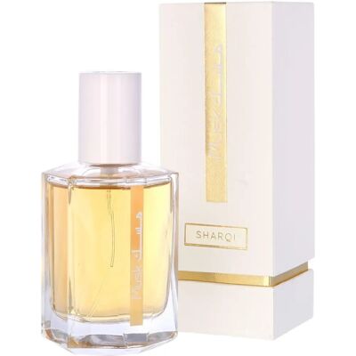 Eau de Parfum Rasasi Musk Sharqi - Parfum Oriental - Longue Durée - Publicité Eau de Parfum Rasasi Musk Sharqi - Parfum Oriental - Longue Durée - Publicité