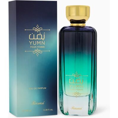 Rasasi Yumn Pour Femme - Eau de Parfum - 100ml - Publicité Rasasi Yumn Pour Femme - Eau de Parfum - 100ml - Publicité