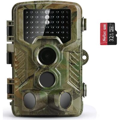 Caméra de Chasse Coolife avec Panneau Solaire 48MP WiFi Vision Nocturne - Publicité Caméra de Chasse Coolife avec Panneau Solaire 48MP WiFi Vision Nocturne - Publicité