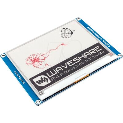 WAVESHARE DEBO EPA 4.2 RD - Pantalla ePaper - 4,2'' - Negro/Blanco WAVESHARE DEBO EPA 4.2 RD - Pantalla ePaper - 4,2'' - Negro/Blanco