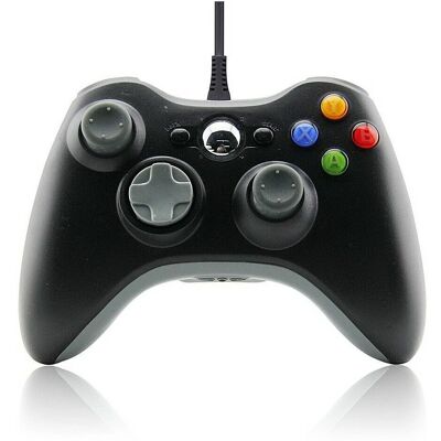 Manette filaire Xbox 360 Infoboutik - Contrôleur de jeu - Publicité Manette filaire Xbox 360 Infoboutik - Contrôleur de jeu - Publicité