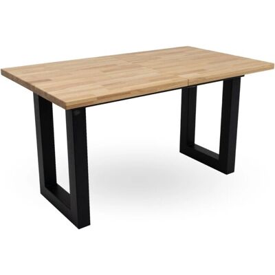 Home Heavenly - Mesa extensible de comedor forma U en madera estilo nórdico moderno Home Heavenly - Mesa extensible de comedor forma U en madera estilo nórdico moderno