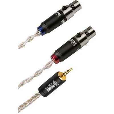 Câble mini XLR Meze audio vers 2,5 mm Argent - Câble audio - Publicité Câble mini XLR Meze audio vers 2,5 mm Argent - Câble audio - Publicité