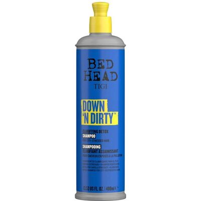 Tigi Bed Head Down N' Dirty Clarifying Detox Shampoo - 400ml Tigi Bed Head Down N' Dirty Clarifying Detox Shampoo - 400ml