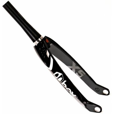 Fourche BOX X5 Pro - Carbone, Réversible, Axe 10mm - Course BMX - Publicité Fourche BOX X5 Pro - Carbone, Réversible, Axe 10mm - Course BMX - Publicité