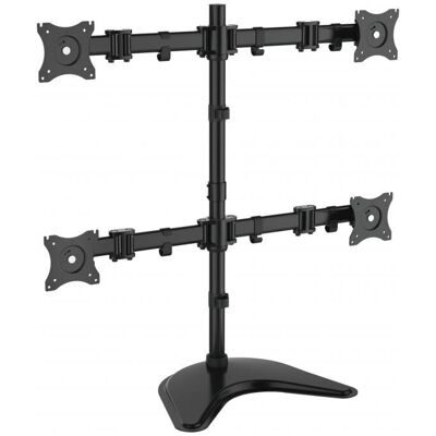 SBOX LCD-F048 Monitorhalter - Unterstützt 4 Monitore - VESA 75x75/100x100 - 8kg/Monitor - Neigen & Drehen SBOX LCD-F048 Monitorhalter - Unterstützt 4 Monitore - VESA 75x75/100x100 - 8kg/Monitor - Neigen & Drehen