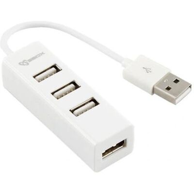 SBOX H-204W USB-Hub 4 Ports Weiß - USB 2.0 Schnittstelle SBOX H-204W USB-Hub 4 Ports Weiß - USB 2.0 Schnittstelle