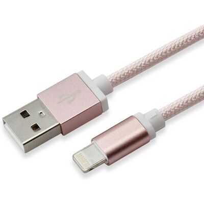 SBOX IPH7-RG Roosa Kulta Matkapuhelinjohto 1,5 m USB A Lightning SBOX IPH7-RG Roosa Kulta Matkapuhelinjohto 1,5 m USB A Lightning