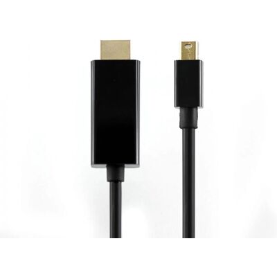 Adaptateur vidéo HDMI Mini Dp SBOX 2m - HDMI 1.4, 1920x1080, Or - Publicité Adaptateur vidéo HDMI Mini Dp SBOX 2m - HDMI 1.4, 1920x1080, Or - Publicité