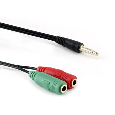 SBOX 35M-2X35F Audiokabel - 0,2 m - 3,5 mm 2 x 3,5 mm - Schwarz SBOX 35M-2X35F Audiokabel - 0,2 m - 3,5 mm 2 x 3,5 mm - Schwarz
