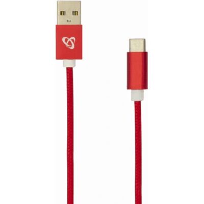 SBOX USB-Kabel - 1,5m Erdbeerrot USB A zu C SBOX USB-Kabel - 1,5m Erdbeerrot USB A zu C