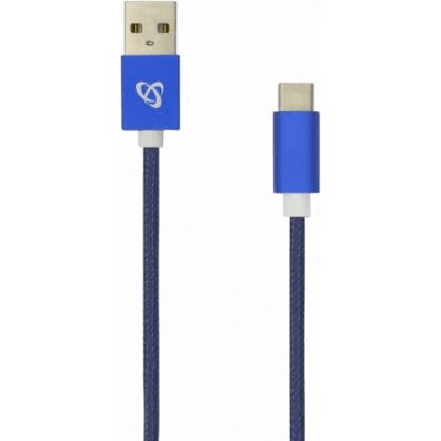 Sbox USB-C 1,5 m Blau - USB Kabel Sbox USB-C 1,5 m Blau - USB Kabel