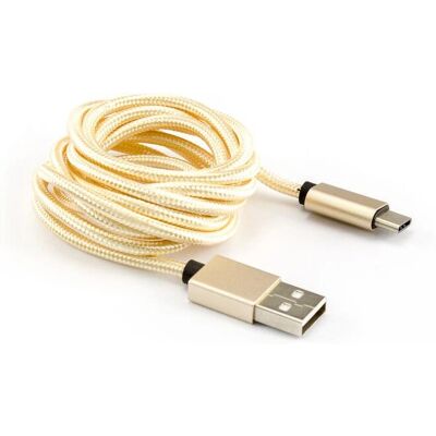 SBOX USB-Kabel - 1,5 m USB A auf USB C Gold SBOX USB-Kabel - 1,5 m USB A auf USB C Gold