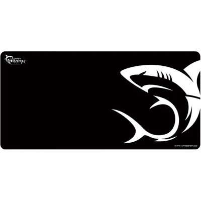 Tapis de souris gaming White Shark - XXL, Noir & Blanc - Publicité Tapis de souris gaming White Shark - XXL, Noir & Blanc - Publicité