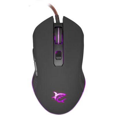Souris Gaming White Shark Cyrus - 3200 DPI, Ambidextre, USB - Publicité Souris Gaming White Shark Cyrus - 3200 DPI, Ambidextre, USB - Publicité