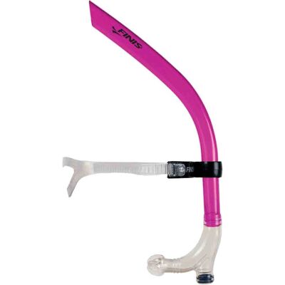 FINIS Tuba de natation rose pour adultes - Forme en J FINIS Tuba de natation rose pour adultes - Forme en J