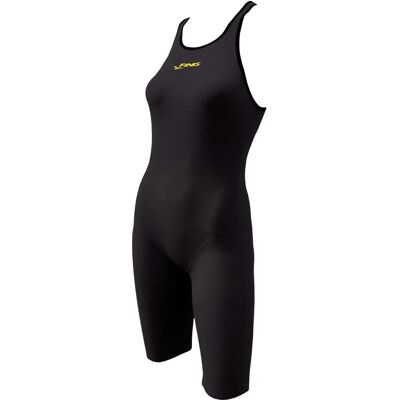 FINIS - Fuse Open Back Kneeskin - Nero - 34 - Swimwear FINIS - Fuse Open Back Kneeskin - Nero - 34 - Swimwear