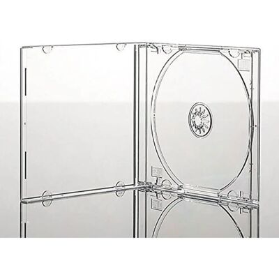 UC Media - 100X - 10.4mm Spine - Orange Tray - CD Jewel Case UC Media - 100X - 10.4mm Spine - Orange Tray - CD Jewel Case