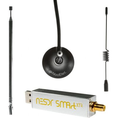 Nooelec Nesdr Smart Xtr - Premium RTL-SDR Bundle - Argento Nooelec Nesdr Smart Xtr - Premium RTL-SDR Bundle - Argento
