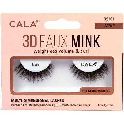 CALA 35101 Wimpernverlängerung - Schwarz - Leichte Faux Mink 3D Wimpern CALA 35101 Wimpernverlängerung - Schwarz - Leichte Faux Mink 3D Wimpern