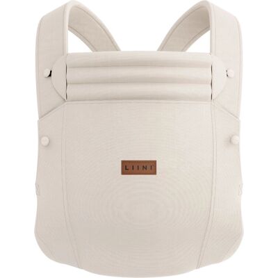 LIINI 0616663132028 Babytrage - Baby, Leinen Beige, Grau - Baby Trage LIINI 0616663132028 Babytrage - Baby, Leinen Beige, Grau - Baby Trage