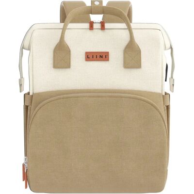 LIINI 0616663435853 Beige rPET Windeltasche LIINI 0616663435853 Beige rPET Windeltasche