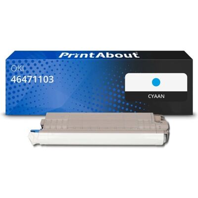 PrintAbout Toner 46471103 Cyan - Kompatibel mit OKI-Drucker PrintAbout Toner 46471103 Cyan - Kompatibel mit OKI-Drucker