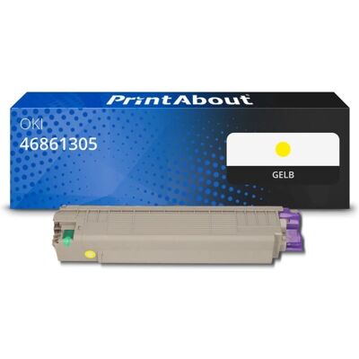 PrintAbout Toner 46861305 Gelb - Druckerzubehör PrintAbout Toner 46861305 Gelb - Druckerzubehör