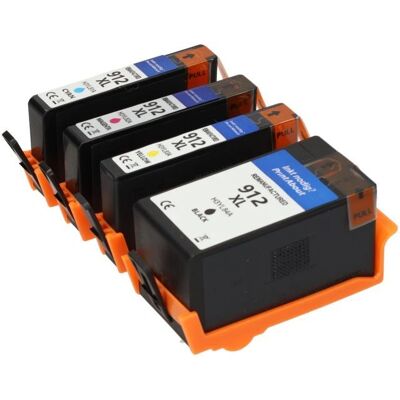PrintAbout cartouche HP 912 - Pack de 4 couleurs PrintAbout cartouche HP 912 - Pack de 4 couleurs