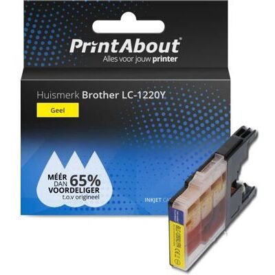 Brother LC-1220Y Gelb Tintenpatrone - Kompatibel, Mehr Tinte, Kostengünstig Brother LC-1220Y Gelb Tintenpatrone - Kompatibel, Mehr Tinte, Kostengünstig