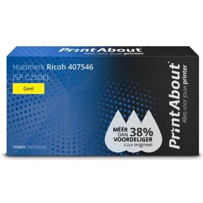 PrintAbout 407546 Gelbe Hochkapazitäts-Tonerpatrone - Druckerzubehör PrintAbout 407546 Gelbe Hochkapazitäts-Tonerpatrone - Druckerzubehör