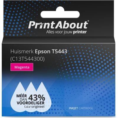 PrintAbout Epson T5443 Magenta Tintenpatrone PrintAbout Epson T5443 Magenta Tintenpatrone
