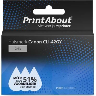 PrintAbout CLI-42GY Druckerpatrone - Grau PrintAbout CLI-42GY Druckerpatrone - Grau