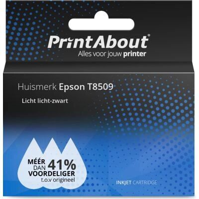 PrintAbout T8509 Licht-zwart - Tintenpatrone für Epson PrintAbout T8509 Licht-zwart - Tintenpatrone für Epson