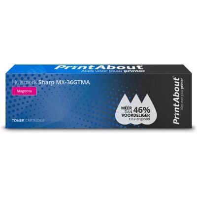 PrintAbout MX-36GTMA Toner Magenta - Extra Kapazität PrintAbout MX-36GTMA Toner Magenta - Extra Kapazität