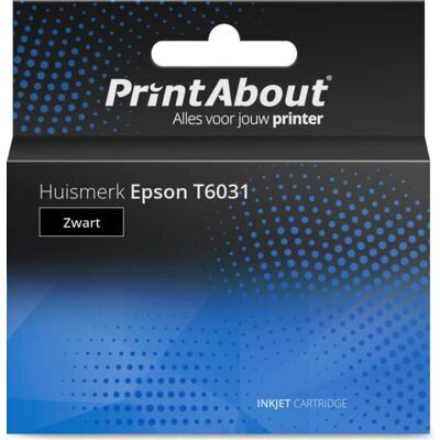 PrintAbout T6031 Druckerpatrone - Hochkapazität Schwarz - Für Epson PrintAbout T6031 Druckerpatrone - Hochkapazität Schwarz - Für Epson