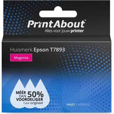 PrintAbout T7893 Tintenpatrone - Magenta & Epson Kompatibel PrintAbout T7893 Tintenpatrone - Magenta & Epson Kompatibel