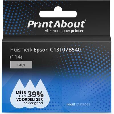 Cartouche d’encre PrintAbout C13T07B540 - Gris - Compatible Epson Cartouche d’encre PrintAbout C13T07B540 - Gris - Compatible Epson
