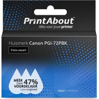 PrintAbout PGI-72PBK Tintenpatrone - Schwarz Foto - Für Canon PrintAbout PGI-72PBK Tintenpatrone - Schwarz Foto - Für Canon