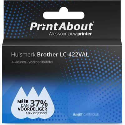 PrintAbout LC-422VAL-PA cartouche d'encre compatible - 4 couleurs - Publicité PrintAbout LC-422VAL-PA cartouche d'encre compatible - 4 couleurs - Publicité